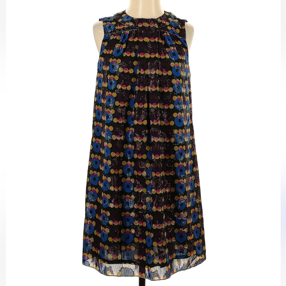 Stylish Black and Blue Patterned Skirt